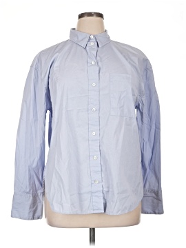 Madewell Relaxed Button-Up Shirt in Poplin (view 1)