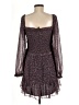 1.State 100% Polyester Hearts Purple Cocktail Dress Size M - photo 2