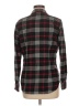 Chaps 100% Cotton Plaid Black Long Sleeve Button-Down Shirt Size M - photo 2