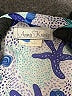 Anna Kriste 100% Polyester Print Blue Short Sleeve Blouse Size 6 - photo 7