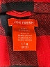 Joe Fresh 100% Cotton Plaid Red Jacket Size 10 - 12 - photo 3