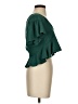 Unbranded Green Short Sleeve Blouse Size S - photo 4
