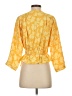 Joie 100% Polyester Yellow 3/4 Sleeve Blouse Size XS - photo 2
