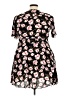 Just Found 100% Rayon Floral Black Casual Dress Size 3X - photo 2