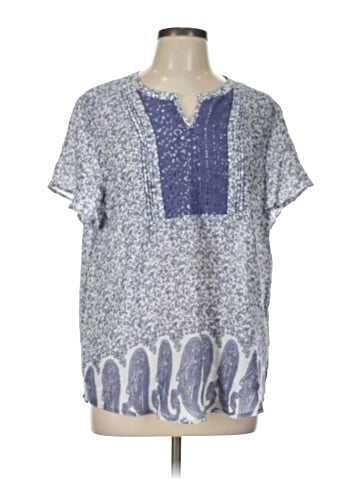 Como Vintage Short Sleeve Blouse (view 1)