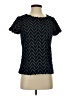 Weston 100% Polyester Blue Black Short Sleeve Top Size S - photo 1