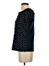 Weston 100% Polyester Blue Black Short Sleeve Top Size S - photo 5