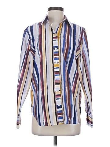 Foxcroft Long Sleeve Button-Down Shirt (view 1)