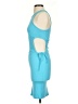 Forever 21 Solid Blue Cocktail Dress Size S - photo 5