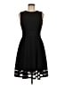 Calvin Klein Solid Black Cocktail Dress Size 6 - photo 1