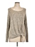 Nine Britton Gray Long Sleeve Top Size L - photo 1
