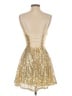 Unbranded Metallic Gold Cocktail Dress Size S - photo 2