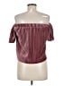 Bardot Burgundy Short Sleeve Blouse Size 8 - photo 2