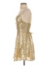 Unbranded Metallic Gold Cocktail Dress Size S - photo 5
