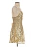 Unbranded Metallic Gold Cocktail Dress Size S - photo 4