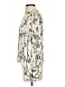 Express 100% Polyester Floral Ivory Long Sleeve Blouse Size S - photo 5
