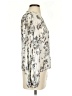 Express 100% Polyester Floral Ivory Long Sleeve Blouse Size S - photo 4