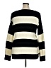 Renee C. Stripes Black Pullover Sweater Size XL - photo 2