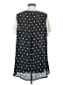Disney 100% Polyester Polka Dots Black Short Sleeve Blouse Size M - photo 2
