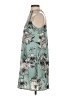 Amaryllis 100% Polyester Floral Teal Casual Dress Size XS - photo 5