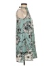 Amaryllis 100% Polyester Floral Teal Casual Dress Size XS - photo 4