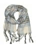 H&M 100% Polyester Gray Blue Scarf One size - photo 1