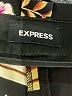 Express 100% Polyester Floral Black Casual Pants Size 0R - photo 6