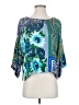Tiny Blue Short Sleeve Blouse Size S - photo 1