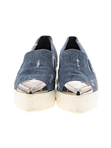 Miu Miu Denim cap toe wedges (view 2)