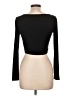 Elodie Black Long Sleeve Top Size L - photo 2