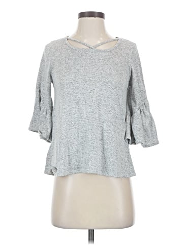 Caution to the Wind 3/4 Sleeve Top (view 1)