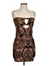 Unbranded Paisley Brown Cocktail Dress Size L - photo 1