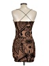 Unbranded Paisley Brown Cocktail Dress Size L - photo 2