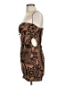 Unbranded Paisley Brown Cocktail Dress Size L - photo 5