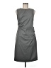 J.Crew 100% Polyester Solid Gray Casual Dress Size 6 - photo 1