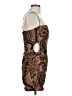 Unbranded Paisley Brown Cocktail Dress Size L - photo 4