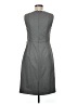 J.Crew 100% Polyester Solid Gray Casual Dress Size 6 - photo 2