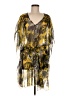 ETC 100% Polyester Yellow Cocktail Dress Size M - photo 1