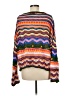Shein 100% Polyester Chevron-herringbone Green Pullover Sweater Size 6 - photo 2