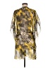ETC 100% Polyester Yellow Cocktail Dress Size M - photo 2