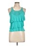 Candie's Teal Sleeveless Blouse Size L - photo 1