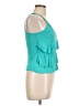 Candie's Teal Sleeveless Blouse Size L - photo 4