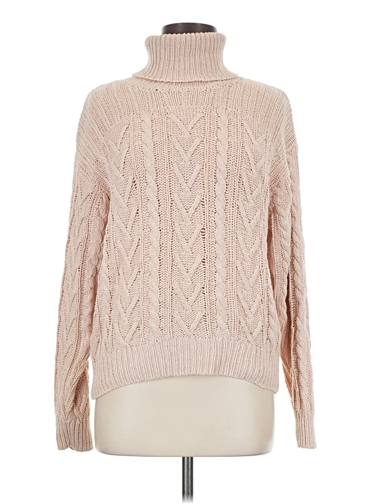 Pre-owned Liz Claiborne Turtleneck Sweater In Pink