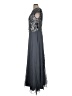 Alex Evenings 100% Polyester Gray Cocktail Dress Size 8 - photo 5