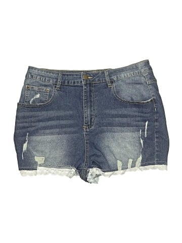 Romwe Denim Shorts (view 1)
