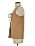 Bear Dance Tan Sleeveless Blouse Size S - photo 5