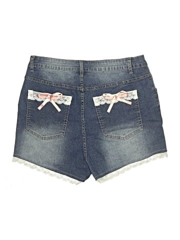 Romwe Denim Shorts (view 2)