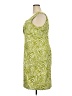 Perceptions Tropical Green Cocktail Dress Size 18 - photo 5