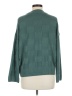 Maurices 100% Acrylic Checkered-gingham Teal Pullover Sweater Size M - photo 2