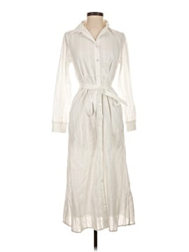 linen corset long midi dress Women's Evelyn A-line Corset Waist Linen Midi Dress S/M/L/XL/Customize Beige Floral MEAN BLVD S / Beige / Floral main image 1